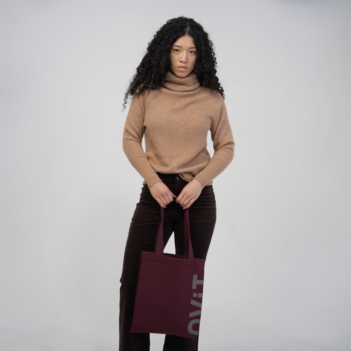 Max Tote in Burgundy