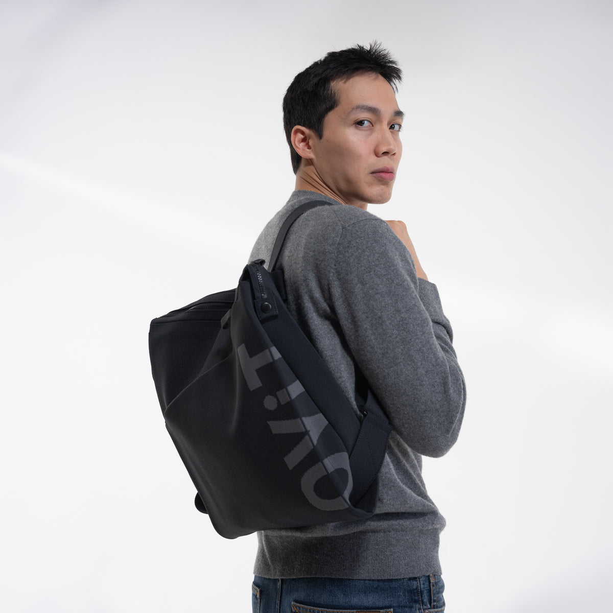 Alex Large Backpack in Black