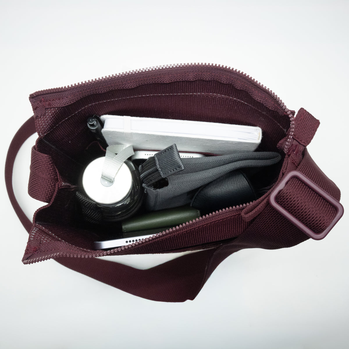 Alex Crossbody in Burgundy