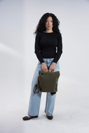 Max Backpack in Olive Green