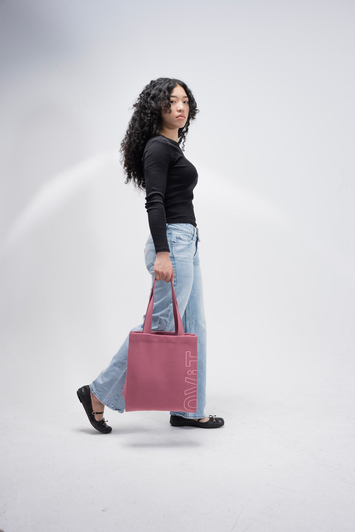Max Tote in Rose