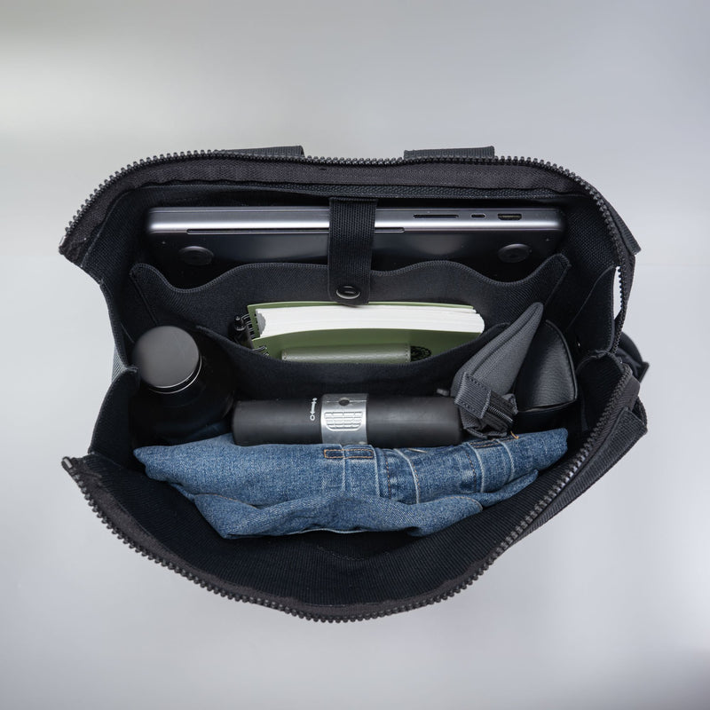 Alex Large Backpack loaded, from above
