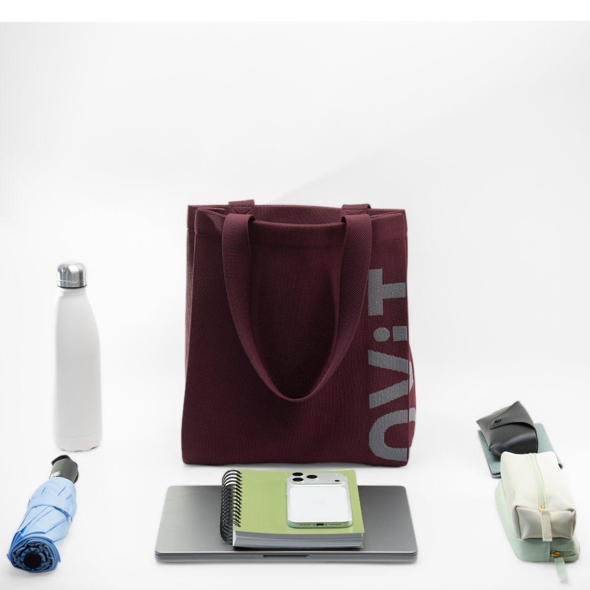 Max Tote in Burgundy